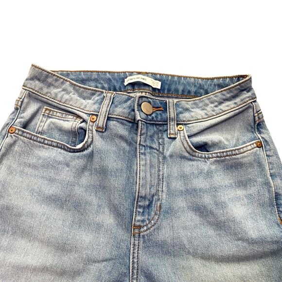 Elizabeth and James Women's‎ The Vintage Straight Jeans Size 27 Retro Light Wash - Picture 3 of 11